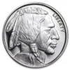1/2 oz .999 Silver Buffalo Round