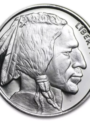 1/2 oz .999 Silver Buffalo Round