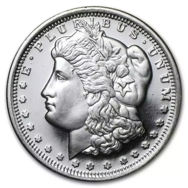 1/2 oz .999 Silver Morgan Round