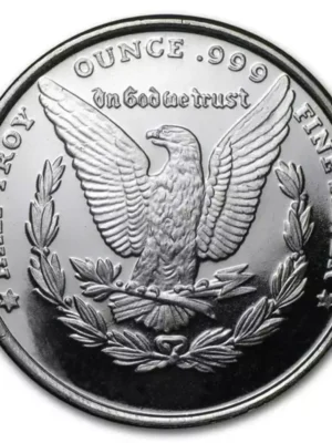 1/2 oz .999 Silver Morgan Round