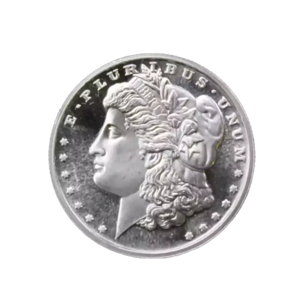 1/2 oz .999 Silver Morgan Round