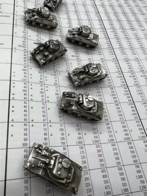 1:200 Scale Investment Caster .999 silver M4 Sherman Model