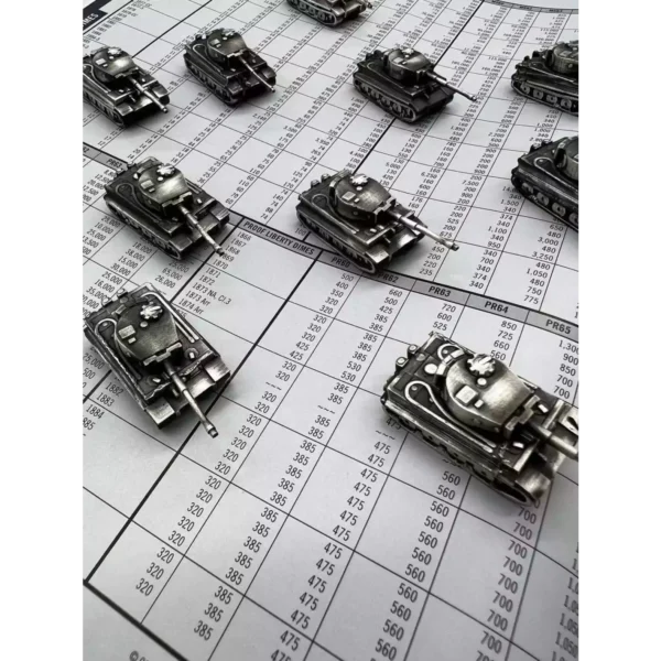 1:200 Scale Investment Caster .999 silver Tiger I tank model