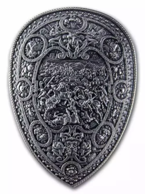 1/2oz Korea Shield of King Henry .999 Silver stackers