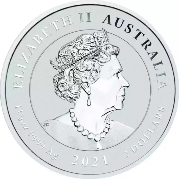 1.5oz Australia Perth Mint Spotted Ray .9999 Silver Coin