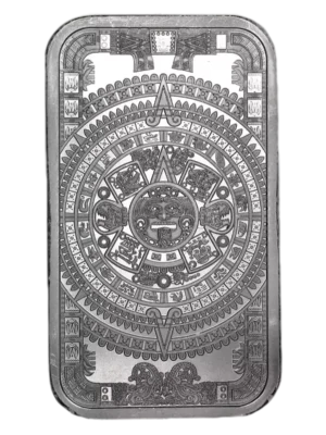 1 oz Aztec Calendar .999 Silver Bar
