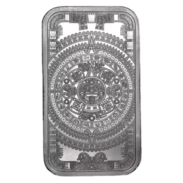 1 oz Aztec Calendar .999 Silver Bar