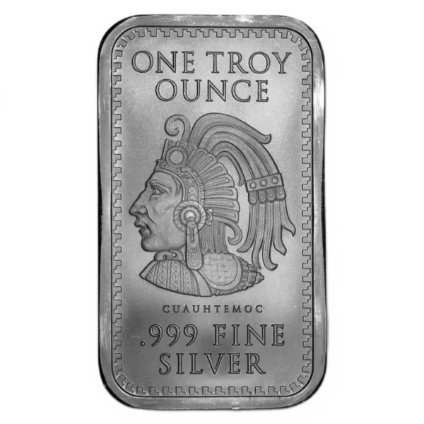 1 oz Aztec Calendar .999 Silver Bar