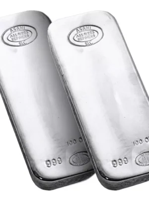 100oz Asahi .999 Silver Bar