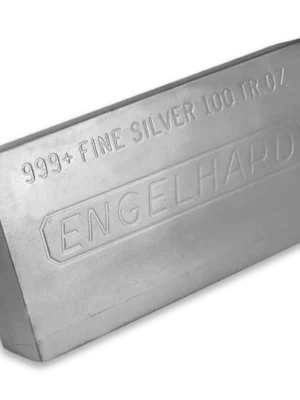 100oz Engelhard .999 Silver Bar