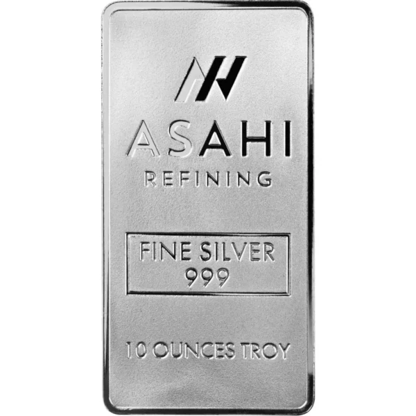 10oz Asahi .999 Silver Bar