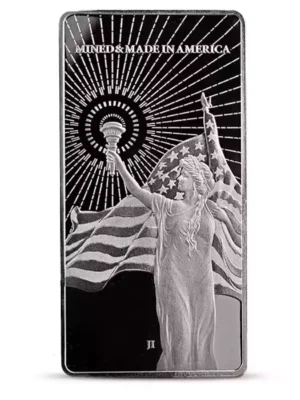 10oz Asahi American Reserve Columbia Goddess .999 Silver Bar
