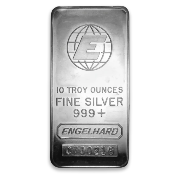 10oz Engelhard .999 Silver Bar (Random Design)