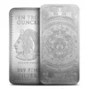 10oz GSM Aztec .999 Silver Bar