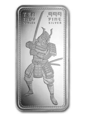 10oz GSM Samurai Warrior.999 Silver Bar