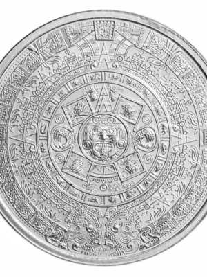 1/4 oz .999 Silver Round - Aztec Calendar