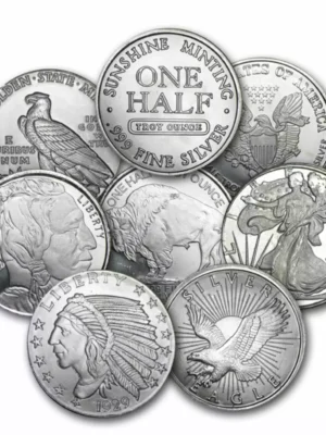 1/2oz Generic .999 Silver Round (Random Design)