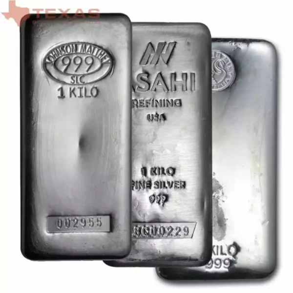 1kg Generic Silver Bar