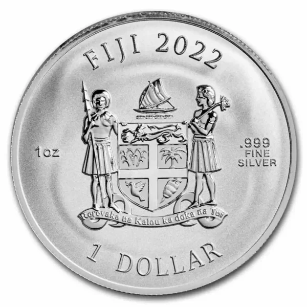 1oz 2022 Fiji 3D Panda .999 Silver Coin