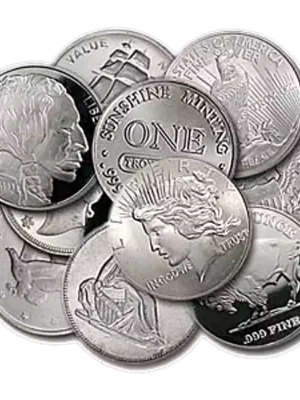 1oz .999 Silver Round (Random Design)