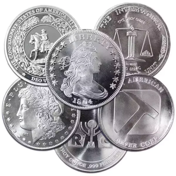 1oz .999 Silver Round (Random Design)