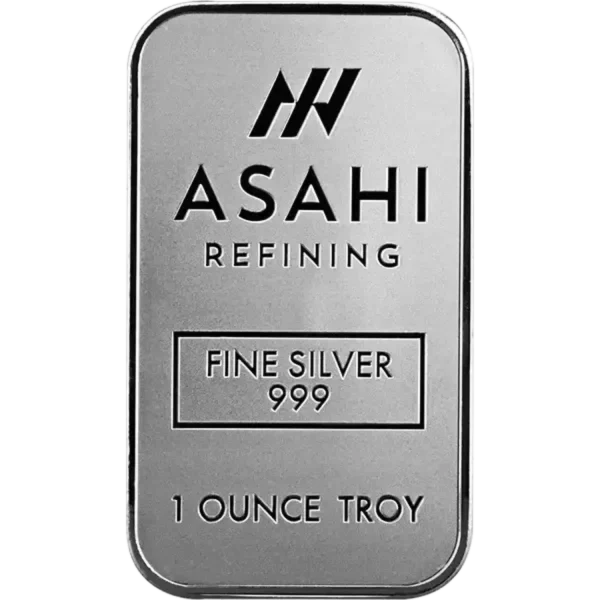 1oz Asahi Mint .999 Silver Bar