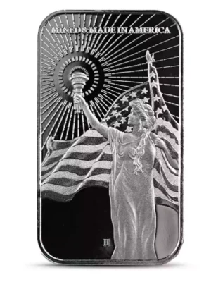 1oz Asahi American Reserve Columbia Goddess .999 Silver Bar