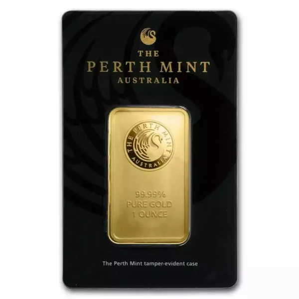 1oz Australian Perth Mint .9999 Gold Bar in Assay