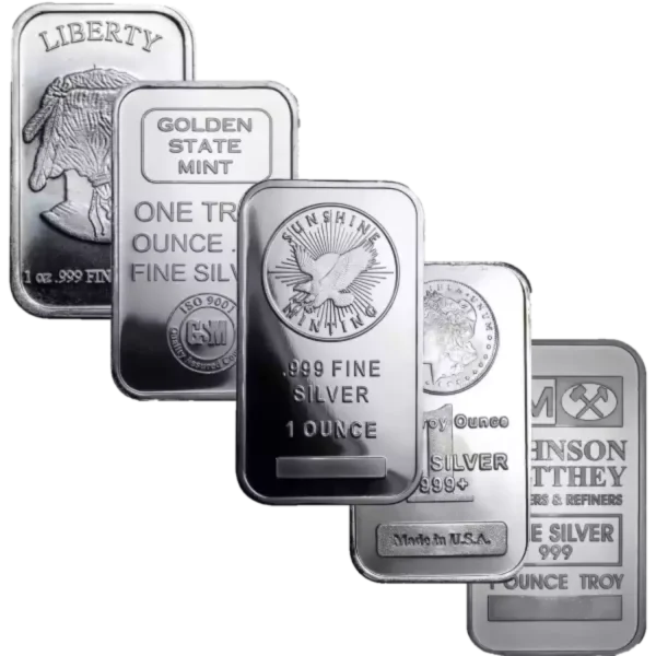 1oz Generic .999 Silver Bar (Random Design)