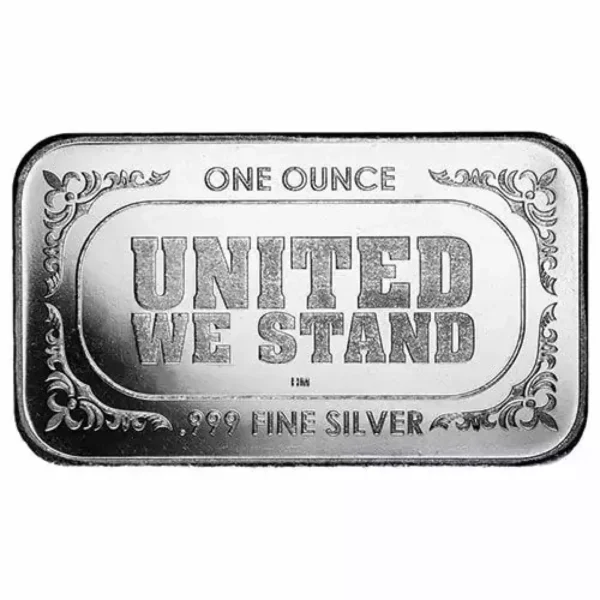 1oz Highland Mint "United We Stand" American Flag  Silver Bar