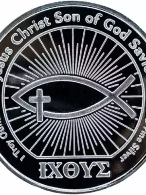 1oz Mason Mint ICTHUS Silver Round