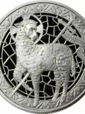 1oz Mason Mint Lamb of God .999 Silver Round
