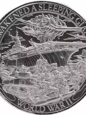 1oz Mason Mint Patriot Series "World War 2" .999 Silver Round