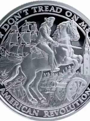 1oz Mason Mint Patriot Series "American Revolution" Silver Round