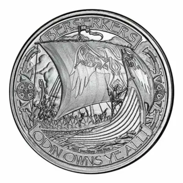 1oz Mason Mint Vikings  .999 Silver Round