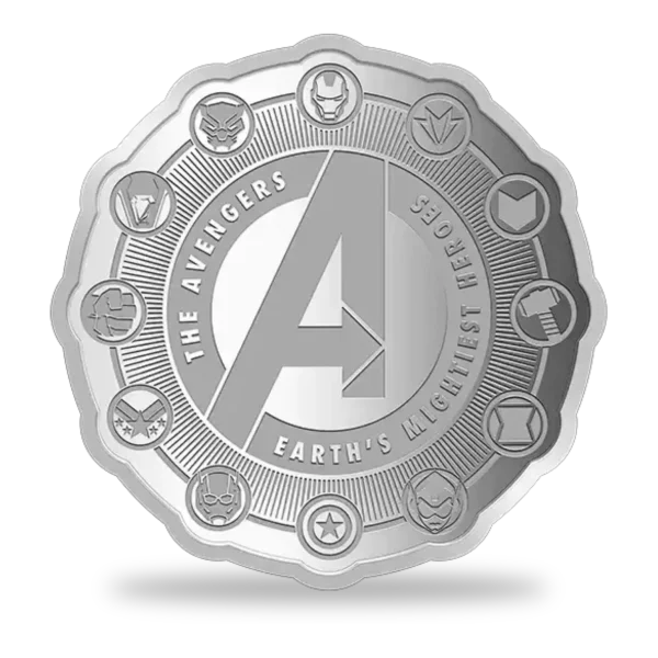 1oz MMTC Pamp Marvel Avengers .999 Silver Medal