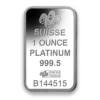 1oz PAMP Platinum Bar - Fortuna