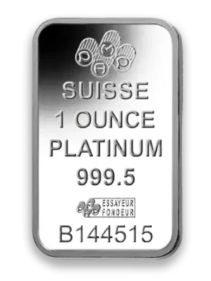 1oz PAMP Platinum Bar - Fortuna