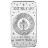 1oz Scottsdale Mint Winter Wonderland .999 Silver Colored Bar