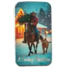 1oz Scottsdale Mint Cowboy Christmas Homecoming .999 Silver Colored Bar
