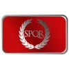 1oz Scottsdale Mint SPQR Roman Flag Colorized .999 Silver Bar