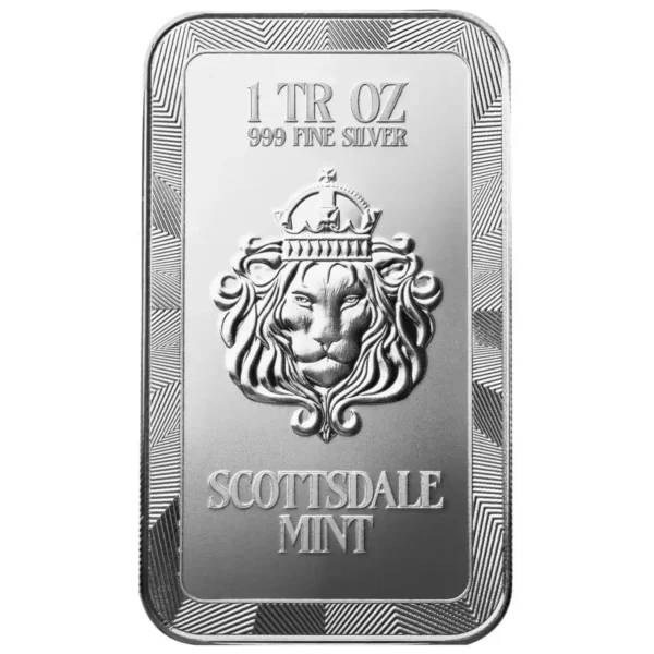 1oz Scottsdale Mint SPQR Roman Flag Colorized .999 Silver Bar