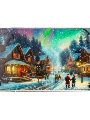 1oz Scottsdale Mint Winter Wonderland .999 Silver Colored Bar