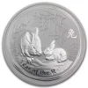 2011 2oz Australia Perth Mint Lunar II: Year of the Rabbit .999 Silver Coin