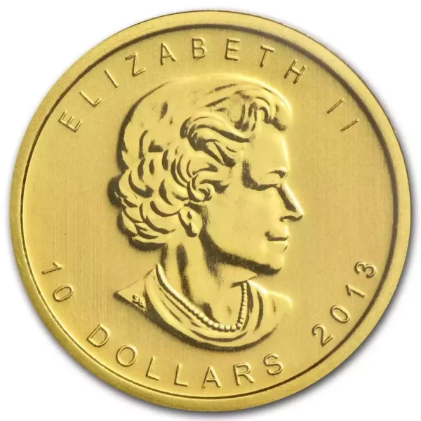 2013 1/4oz Royal Canadian Mint Polar Bear .9999 Gold Coin