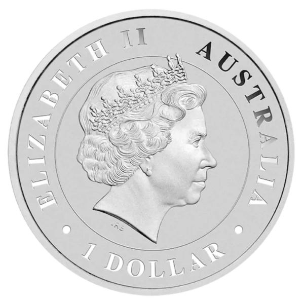 2014 1oz Perth Mint Silver Saltwater Crocodile