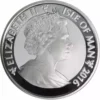 2016 1oz Isle of Man .999 Silver Angel Reverse Proof Coin