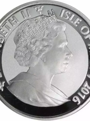 2016 1oz Isle of Man .999 Silver Angel Reverse Proof Coin