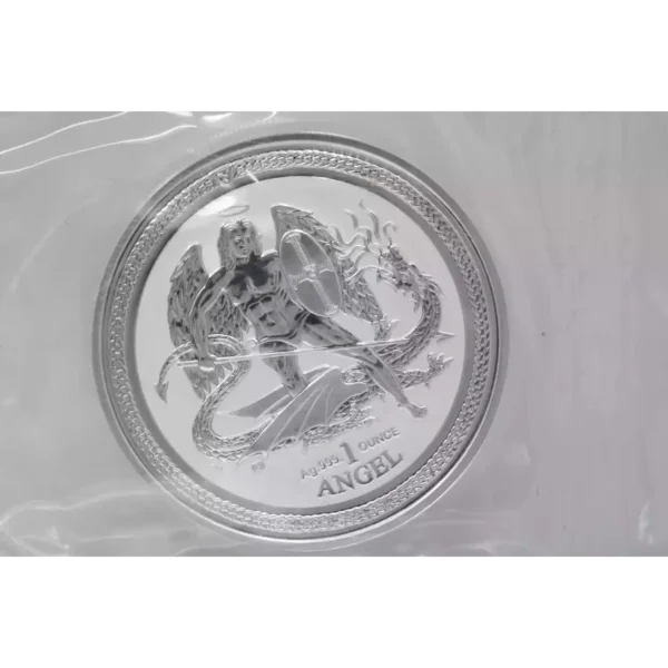 2016 1oz Isle of Man .999 Silver Angel Reverse Proof Coin