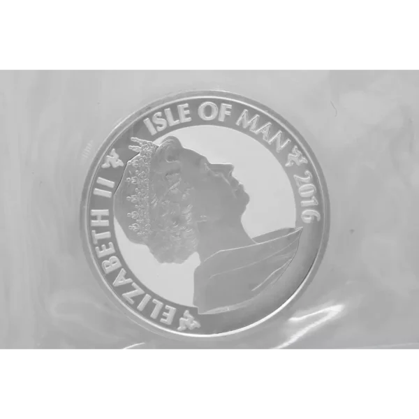 2016 1oz Isle of Man .999 Silver Angel Reverse Proof Coin